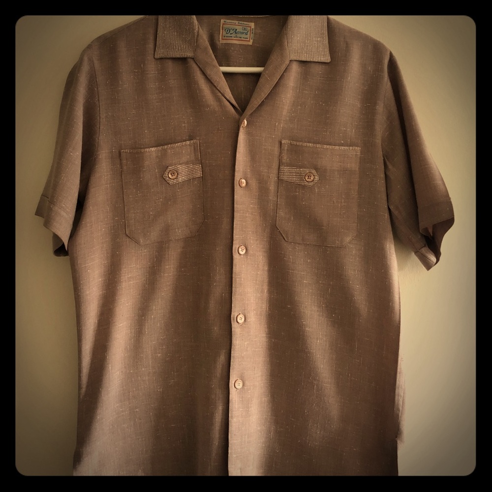 1950’s / ‘60s vintage mod D’Accord button down
